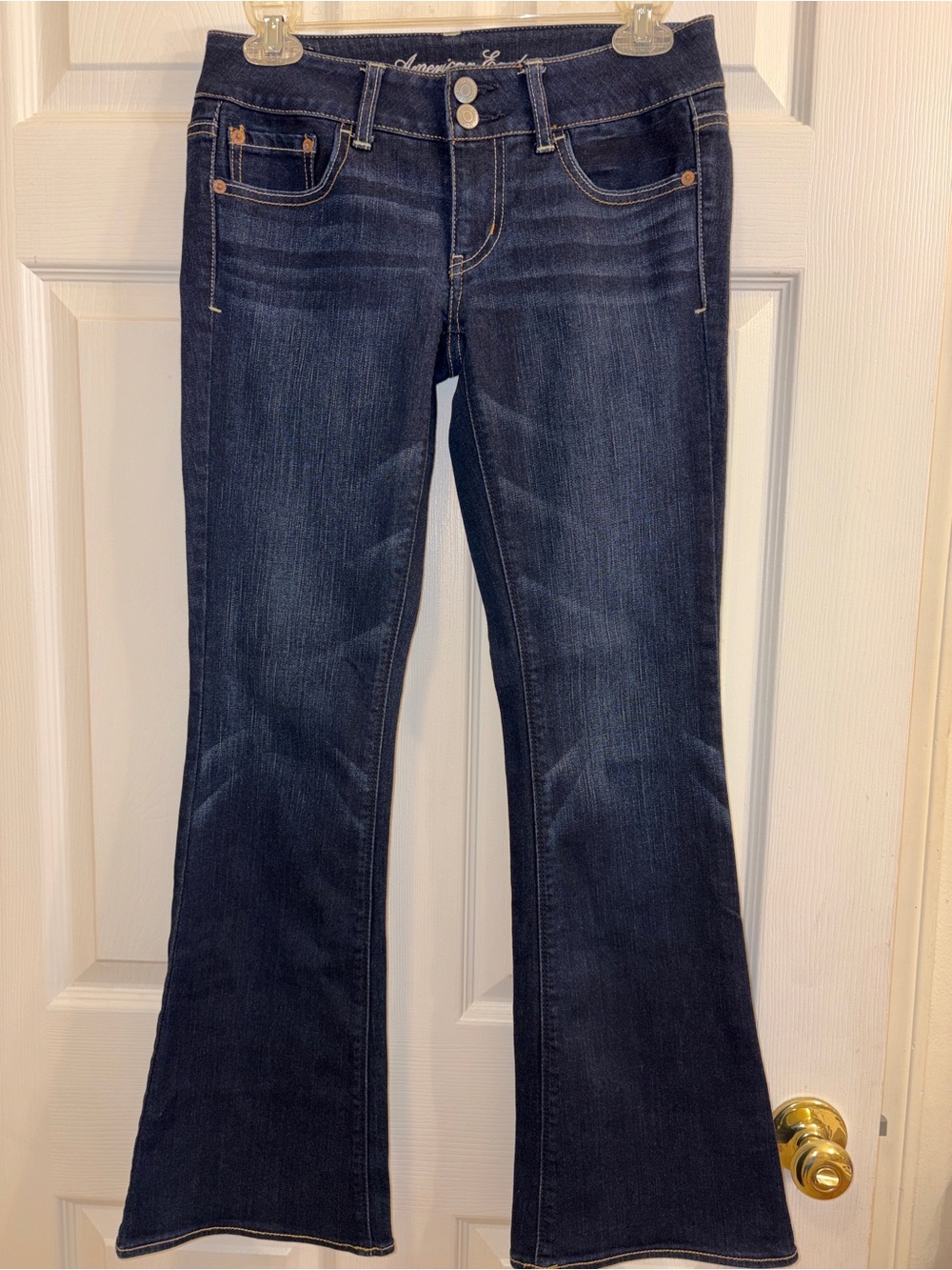 American Eagle Outfitters Dark Indigo Flare Jeans - Women's
